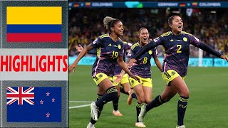 Colombia vs New Zealand Extended Highlights  PreMatch Womens Football Olympic Games 2024 [upl. by Yecats205]