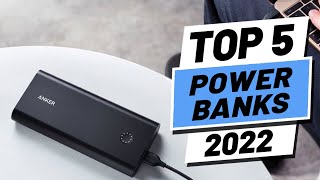 Top 5 BEST Power Banks of 2022 [upl. by Jordans122]