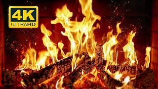 🔥 Cozy Fireplace 4K 12 HOURS Fireplace Ambience with Crackling Fire Sounds Fireplace Burning 4K [upl. by Otto]