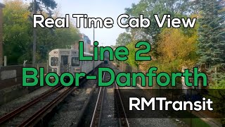 Real Time Cab View POV  TTC BloorDanforth Line  October 21 2019 [upl. by Hynda]