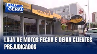 Loja de motos fecha em São José e deixa clientes prejudicados [upl. by Nnylakcaj244]