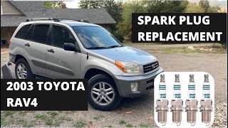 How To Change Spark Plugs on 2003 Rav4  BeginnerFriendly Guide [upl. by Edy]