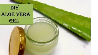 How to make Aloe vera gel in 5 minutes  for skin amp hair  starnaturlbeauties [upl. by Zachar388]