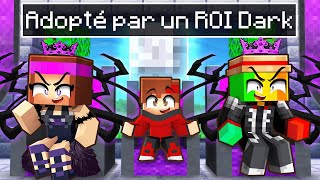 Adopté par une FAMILLE ROYALE DARK sur Minecraft [upl. by Ssepmet241]