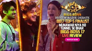 Bigg Boss 17 Full Episode 101 Review  BB17 Top 5 Finalist  Bigg Boss 17 Today Full Episode Debate [upl. by Ipoillak]