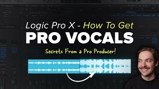 How To Get Professional Vocals in Logic Pro X With Only Stock PlugIns [upl. by Bazil]