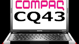 HP COMPAQ CQ43 DESARMADO CLEANING LIMPIEZA FAN TAKE KEYBOARD SACAR TECLADO PASTE [upl. by Aerdnaeel]