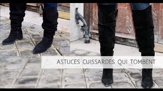 Astuce  comment faire tenir des cuissardes qui tombent [upl. by Ahusoj]