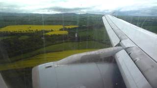 LH962 Rare approach via RWY 6  Lufthansa Airbus A321 lands in EdinburghTurnhouse [upl. by Nwahsed]