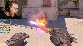 how to get burning knife in CS2 [upl. by Ffirahs]