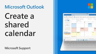 How to create a shared calendar in Outlook  Microsoft [upl. by Lay]