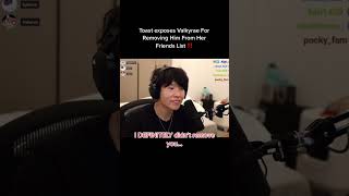 Toast exposed Valkyrae 😳 disguisedtoast valkyrae offlinetv [upl. by Illom122]