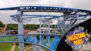 MIND YOUR HEAD  Cobra at Paultons Park POV Front Row HD 4K  One for the little Thrill Seekers [upl. by Kerge942]