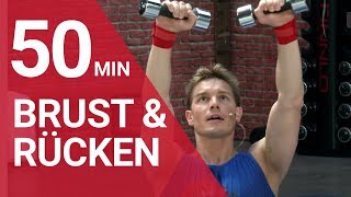 50 Min  Upper Body Brust amp Rücken Workout to build strength by Dr Daniel Gärtner © [upl. by Hnoj]