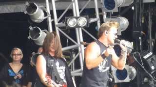 Fozzy  Enemy live at Bloodstock England 11tth August 2013 [upl. by Nairred]