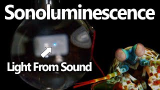 Punching Water So Hard LIGHT Comes Out  Sonoluminescence [upl. by Ridinger]