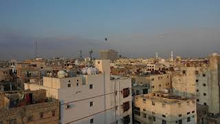 4K Aerial view of old houses with mashrabiyas in alBalad Jeddah Saudi Arabia [upl. by Einatirb118]