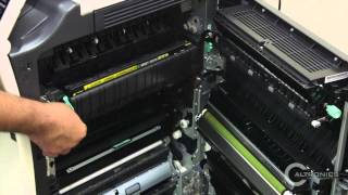 How to Remove a Paper Jam on your Konica Minolta Bizhub [upl. by Idnar]