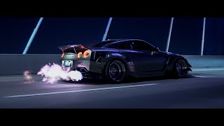 Flame Throwing Liberty Walk R35 GTR  4K [upl. by Sidonie]