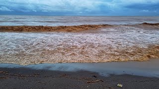 Los efectos de la Dana se hacen notar en la Playa de Benajarafe [upl. by Hitoshi839]