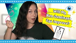 SEEING BETTER IN NONDOMINANT EYE  What I am trying now  Improving Vision  EndMyopia Student [upl. by Adnilym]