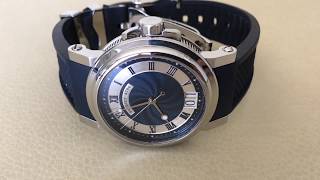 Breguet Marine II Big Date Blue Dial 5817ST 3737 [upl. by Bigod190]