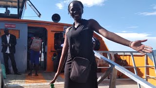 TRIED THE FAMOUS WATER BUS IN AFRICA 🇰🇪LAKE VICTORIA [upl. by Faux676]