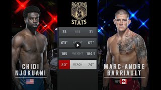 MarcAndré Barriault vs Chidi Njokuani Full UFC Fight Night Breakdown [upl. by Cresa]