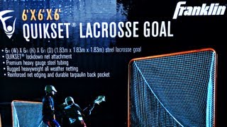 Franklin Quikset Lacrosse Goal Assembly and Review [upl. by Martyn]