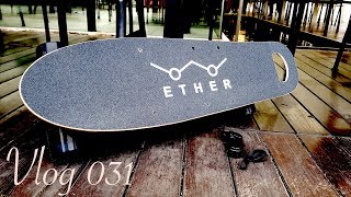 Ether Skateboards Lite Dual  UNBOXING With THE BOSS [upl. by Ecirpak626]