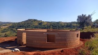 Our round rammed earth house [upl. by Zeralda]