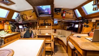 INTERIOR TOUR of our WINTER Alaska Liveaboard Boat [upl. by Arait]