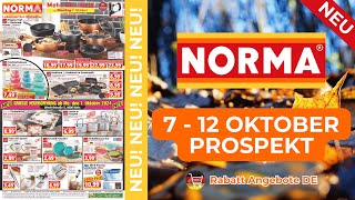 NORMA Werbung Prospekt  Angebote ab 07102024  Rabatt Angebote DE [upl. by Haidej120]