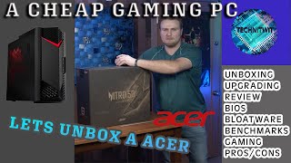 PreBuilt Lets Unbox Acer Nitro 50 Review Upgrading Bois amp More Intel I5 13th Gen NVIDIA RTX [upl. by Stephana]