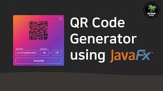 JavaFX QR Code Generator QR코드 생성 앱 만들기 🔴LIVE CODING [upl. by Maice]