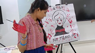 womens day drawingpainting poster ideas  womens day celebration talent show in my office [upl. by Llenyaj333]