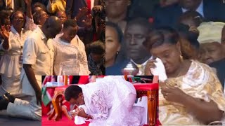 SEE BISHOP KATHY KIUNA PREACHING THAT MADE RACHAEL RUTOPSTDORCAS KNEEL DOWN PRAY CRYING LIVE KICC [upl. by Elacim]