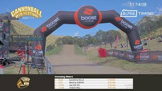 Cannonball MTB Festival 2024  Australian Open Downhill Finish Camera [upl. by Erastus]