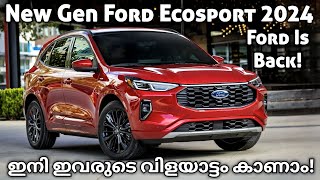 The Greatest Comeback Ever  Ford India Patents New SUV  Ford Ecosport 2024  Ford Endeavour Ford [upl. by Ernesto206]