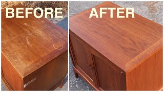 Thrift Store Rescue 8  Mid Century Furniture Restoration [upl. by Eiryt]