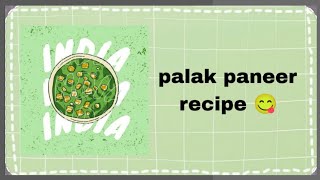 let s make palak paner food youtubeshorts [upl. by Leola498]