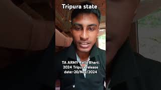 TA ARMY Rally Bharti 2024 Tripura state territorial army territorialarmy territorialarmy army [upl. by Ykcim]