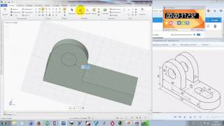 SpaceClaim vs IronCAD vs AutoCAD [upl. by Lytton]