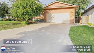 House for sale at 18 Chancery Bay in River Park South Winnipeg [upl. by Joly]