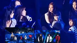 BLACKPINK REACTION TO BTS DNASMA 2018 [upl. by Nonah927]