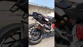 BMW F900XR AKRAPOVIC Exhaust Sound [upl. by Essined940]