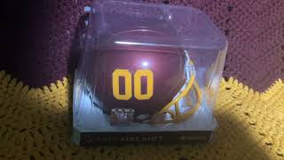 WASHINGTON FOOTBALL TEAM 00 HELMET [upl. by Darrick]