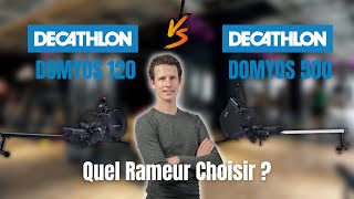 7 Différences entre Rameur DECATHLON DOMYOS 120 et 500 Quel Rameur Choisir [upl. by Dnomso]