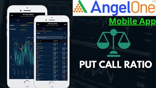 How to check Put Call Ratio PCR in Angel One Mobile App [upl. by Elocaj]