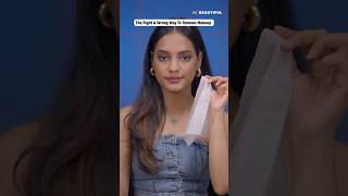 How To Remove Makeup Properly  Makeup Dos And Donts  Makeup Removal Tips  Be Beautiful shorts [upl. by Ahsya]